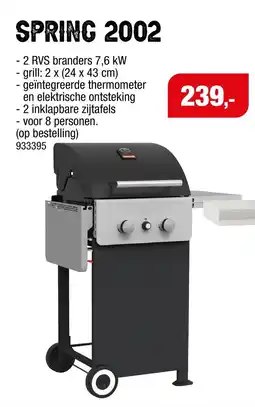 Hubo Barbecook Spring 2002 aanbieding