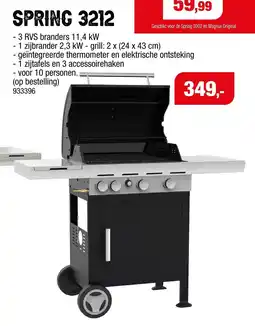 Hubo Barbecook Spring 3212 aanbieding