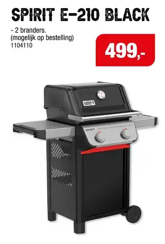 Weber Spirit E-210 Black