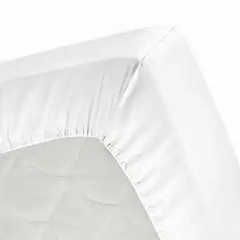 Leen Bakker Cinderella hoeslaken - wit - 120x200/210 cm - Leen Bakker aanbieding
