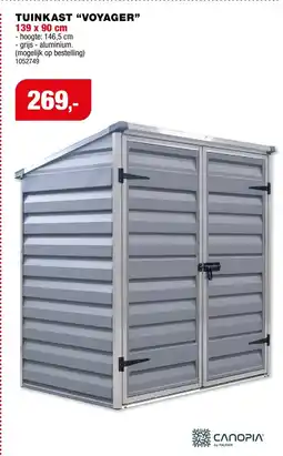 Hubo Canopia Tuinkast Voyager aanbieding