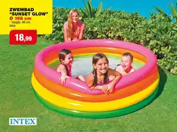 Hubo Intex Zwembad Sunset Glow aanbieding