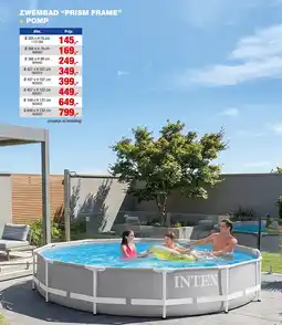 Hubo Intex Zwembad "Prism Frame" + Pomp aanbieding