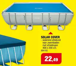 Hubo Intex Solar Cover aanbieding