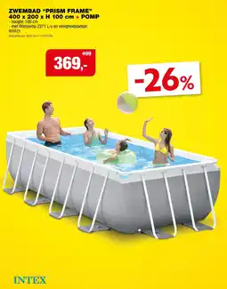 Hubo Intex Zwembad "Prism Frame" aanbieding