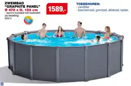 Hubo Zwembad "Graphite Panel" aanbieding