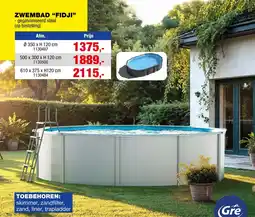 Hubo Gre Zwembad "Fidji” aanbieding
