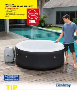 Hubo Bestway Jacuzzi "Lay-Z Spa Miami Air Jet” aanbieding