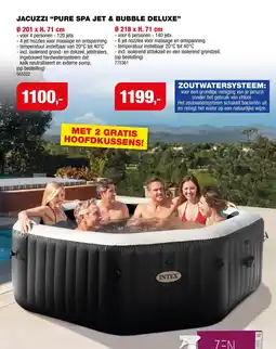 Hubo Jacuzzi "Pure Spa Jet & Bubble Deluxe" aanbieding