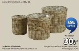 Jysk Sansebie plantenbak aanbieding