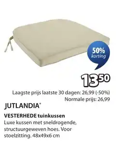 Jysk Jutlandia vesterhede tuinkussen aanbieding