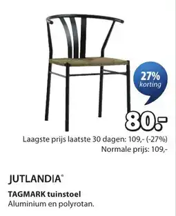 Jysk Jutlandia tagmark tuinstoel aanbieding