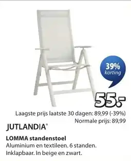 Jysk Jutlandia Lomma Standenstoel aanbieding