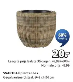 Jysk Svartbak plantenbak aanbieding