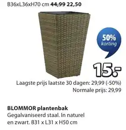 Jysk Blommor Plantenbak aanbieding