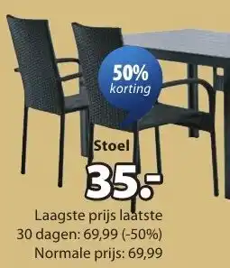 Jysk Jutlandia Gudhjem Stoel aanbieding