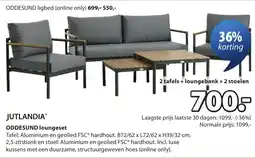 Jysk Jutlandia Oddesund Loungeset aanbieding