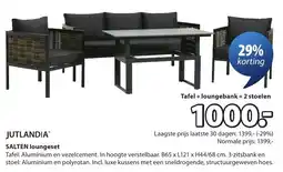 Jysk Jutlandia salten loungeset aanbieding