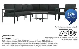 Jysk Jutlandia Taernaby Loungeset aanbieding