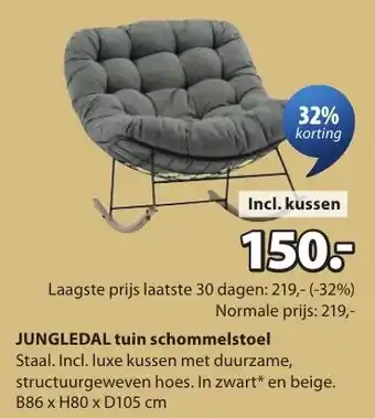 Jungledal Tuin Schommelstoel