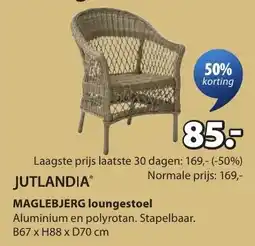 Jysk Jutlandia Maglebjerg Loungestoel aanbieding