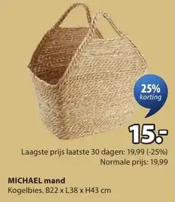 Jysk Michael Mand aanbieding