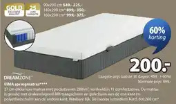 Jysk Dreamzone Eima Springmatras aanbieding