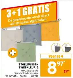 Trafic Stoelkussen Tweekleurig aanbieding