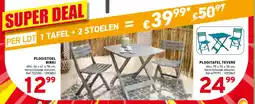 Trafic 1 Plooitafel Tevere + 2 Plooistoel Birki aanbieding