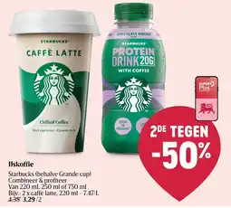 Delhaize Starbucks IJskoffie aanbieding