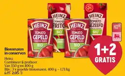 Delhaize Heinz Biotomaten in conserven aanbieding