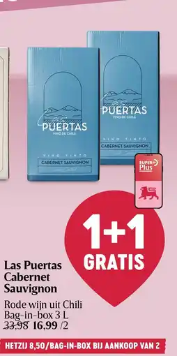 Delhaize Las Puertas Cabernet Sauvignon aanbieding