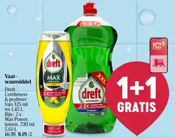Delhaize Dreft Vaatwasmiddel aanbieding