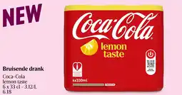 Delhaize Coca-Cola lemon taste Bruisende drank aanbieding
