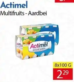Tanger Markt Actimel Multifruits-Aardbei aanbieding