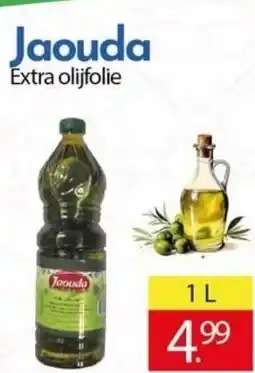 Tanger Markt Jaouda Extra olijfolie aanbieding