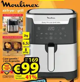 ElectroStock Moulinex airfryer / grill EZ801D10 aanbieding