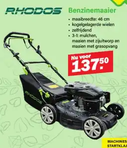 Van Cranenbroek Rhodos benzinemaaier aanbieding
