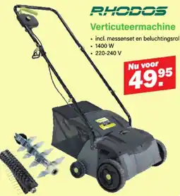Van Cranenbroek Rhodos Verticuteermachine aanbieding
