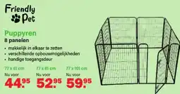 Van Cranenbroek Puppyren 8 panelen aanbieding