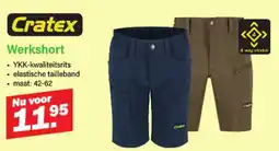 Van Cranenbroek Cratex Werkshort aanbieding