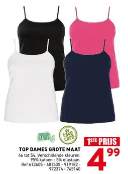 Trafic Top dames grote maat aanbieding