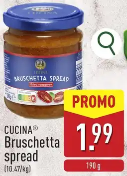 ALDI Cucina Bruschetta spread aanbieding