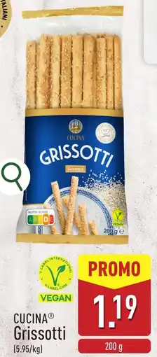 ALDI Cucina Grissotti aanbieding