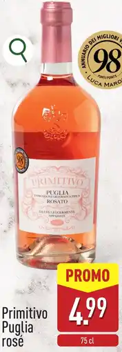 ALDI Primitivo Puglia rose aanbieding