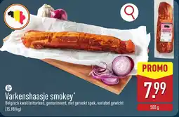 ALDI Varkenshaasje smokey aanbieding