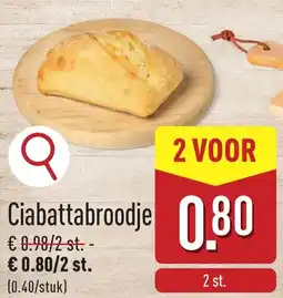 ALDI Ciabattabroodje aanbieding