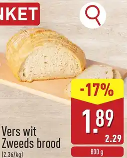 ALDI Vers wit Zweeds brood aanbieding