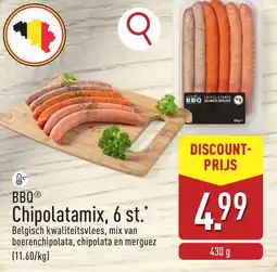 ALDI BBQ Chipolatamix aanbieding