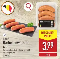ALDI BBQ Barbecueworsten aanbieding